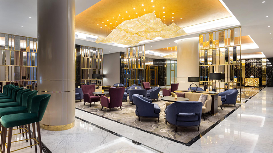 hotel lobby furniture plan